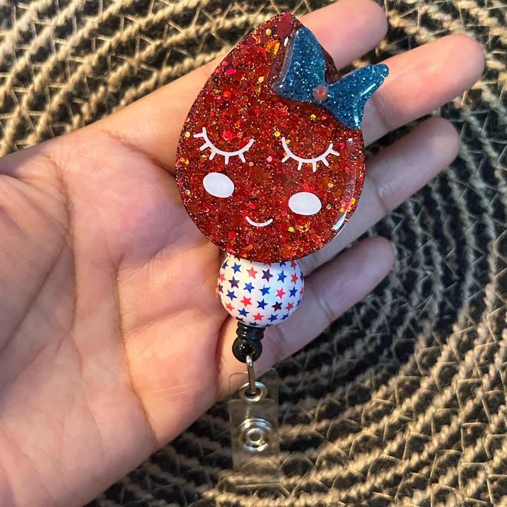 Phlebotomist 💉 / Patriotic/ 4th of July / Badge Reel